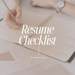 Resume Checklist